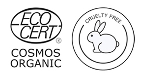 Logos de Ecocert y crueltry free