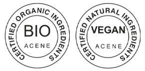 Sellos de Acene bio y vegano