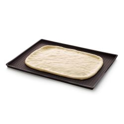 Molde para pizzas cuadrado de silicona platino