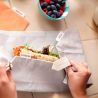 Porta bocadillos Boc'n'roll, gris - Roll'eat