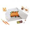 Porta bocadillos Boc'n'roll, gris - Roll'eat