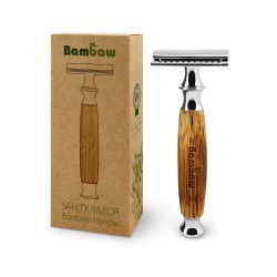 Maquinilla de afeitar clásica con mango de bambú - Bambaw