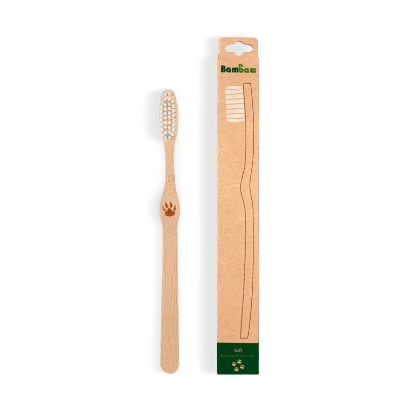 Cepillo de dientes de bambú, suave - Bambaw