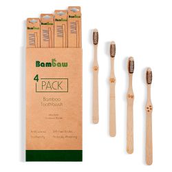 Cepillo de dientes de bambú, dureza media - Bambaw