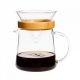 Soporte de cristal Pour Over S para filtro de café 