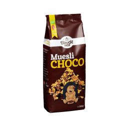 Muesli crujiente con chocolate negro  ecol  gico   Bauckhof