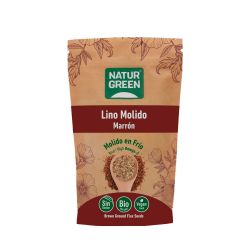 Semillas de lino marrón molidas ecológicas - Naturgreen