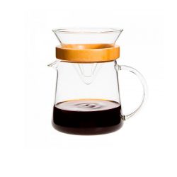 Cafetera de goteo Brasil, de borosilicato. 1,2 litros.