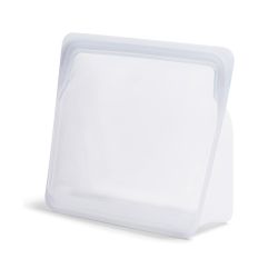Bolsa porta alimentos de silicona platino Stand Up, grande - Stasher