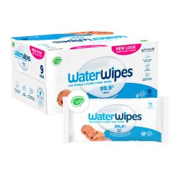 Pack 9 paquetes toallitas húmedas de bebé - WaterWipes