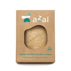 Manopla exfoliante corporal de luffa ecológica - Azal