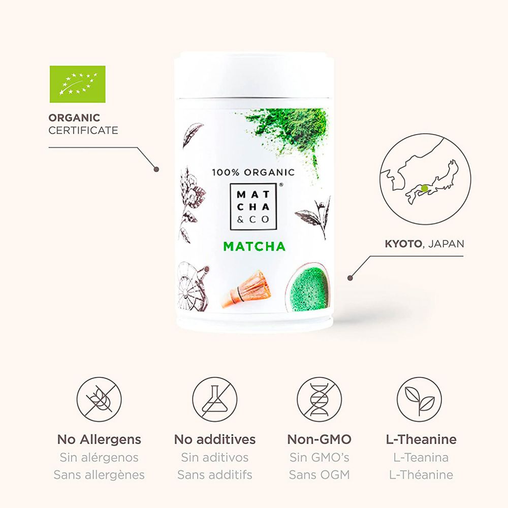 Comprar té matcha CEREMONIAL GRADE ecológico Energy Feelings