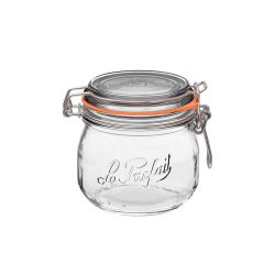 Tarro con tapa metálica dorada para sellado al vacío 250 ml - Cristal -  Kilner