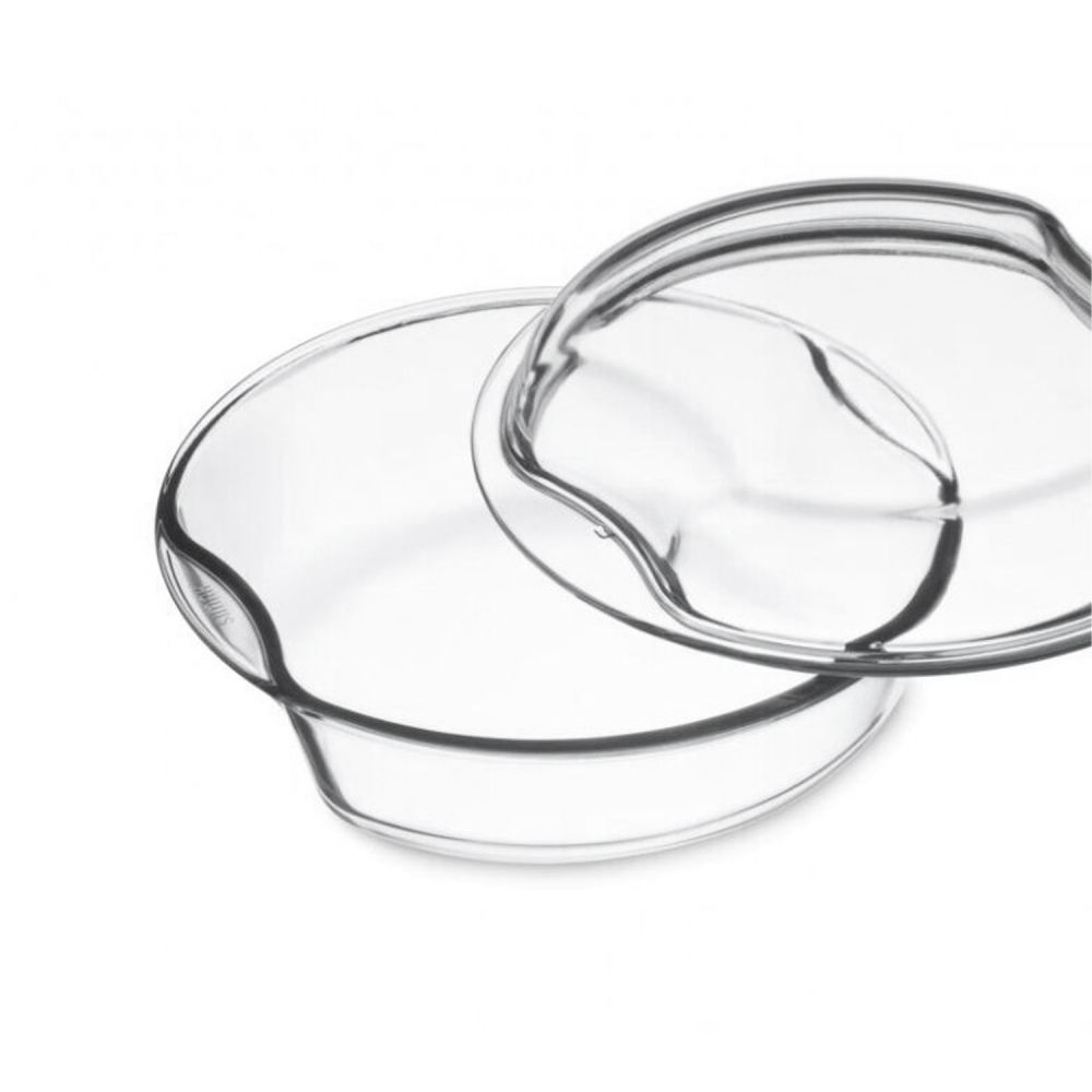 Opiniones de Olla de vidrio borosilicato con tapas de cristal y plástico, 2  litros - Simax - Conasi