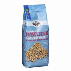 Copos de avena integrales sin gluten  ecol  gicos   Bauckhof