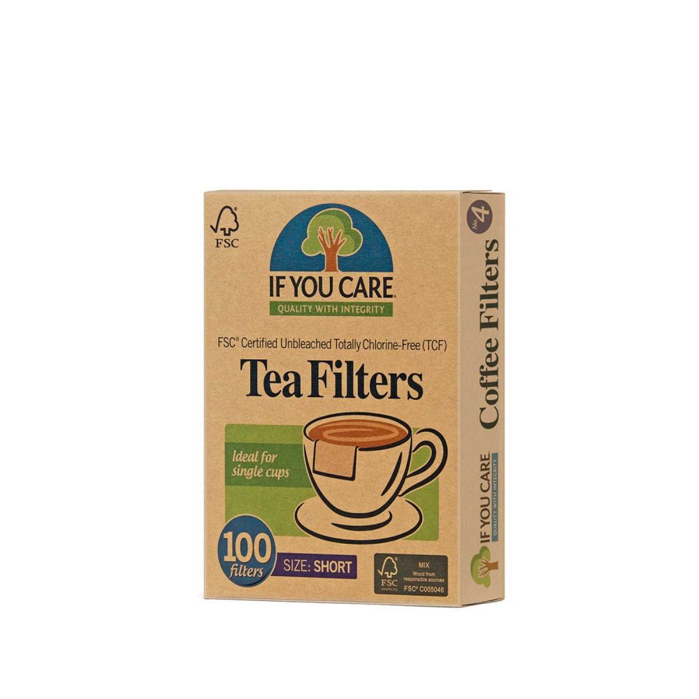 Filtros desechables para té e infusiones, de If you care
