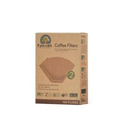 Filtros de café de papel ecológico, nº2 - If you care