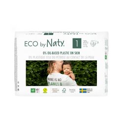 Pañales ecológicos Naty - talla 1