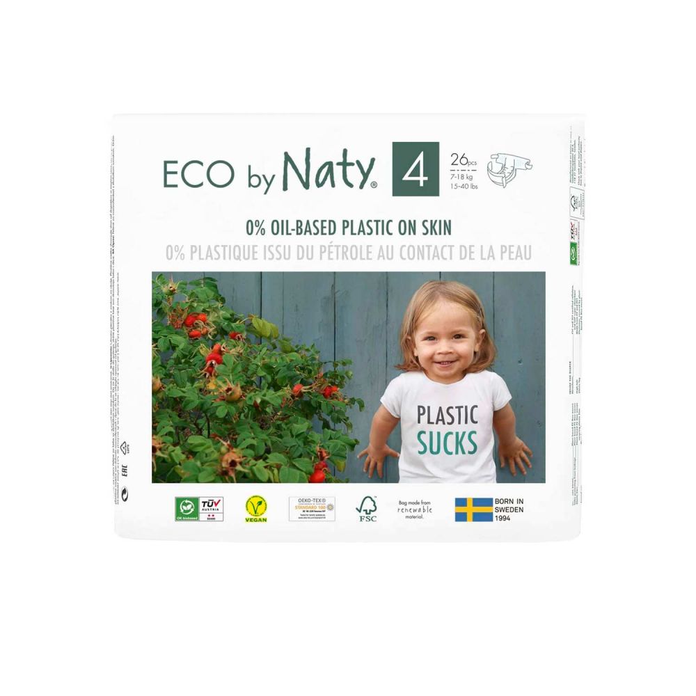 Pañal ecológico Talla 4 MAXI 7-18 Kg- 1 unidad - PINGO - BIOFERTA