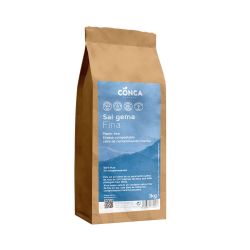 Sal gema fina  1 kg   Conca Organics