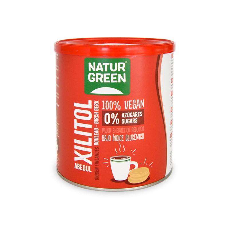 Xilitol, azúcar de abedul 500 g - Naturgreen