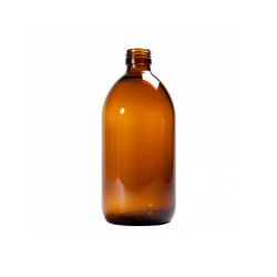Frasco de cristal ámbar para aceites esenciales - 500 ml