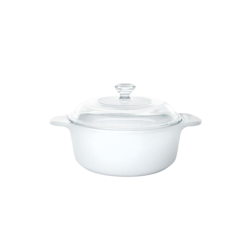 Olla de cristal con tapa de vidiro, de 1,25 l, de Corningware