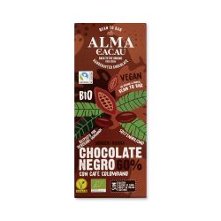 Chocolate ecológico 60% con café de Colombia - Alma do Cacau