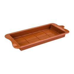 Molde para tableta de chocolate de silicona platino - Ibili