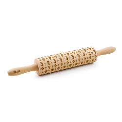 Rodillo de madera para galletas navideñas - Ibili