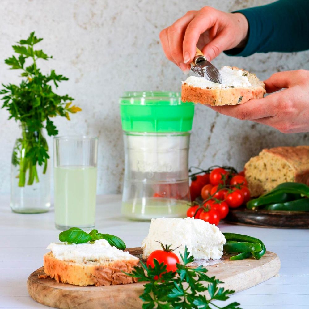 fotografía liderazgo Transeúnte Kit para hacer queso de kéfir casero, de Kefirko