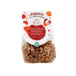 Pasta de cereales integrales para niños sin gluten y ecológica, 250 g - Pasta Natura