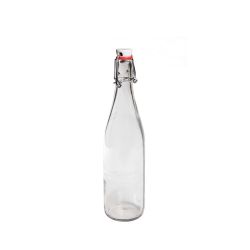 Botella de cristal hermética 500 ml, con tapón de porcelana - Ah table