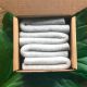 Pack 4 toallitas desmaquillantes reutilizables de algodón orgánico - Lamia Biocosmética