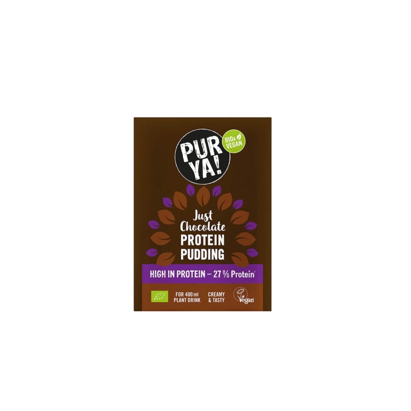 Pudin proteico de chocolate ecológico - Purya