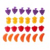 Pack 2 moldes de silicona platino para gominolas - Ibili