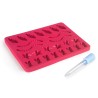 Pack 2 moldes de silicona platino para gominolas - Ibili