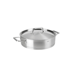 Cazuela de acero inoxidable con tapa de acero, foodie, 24 cm - Lacor