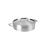Cazuela de acero inoxidable con tapa de acero, foodie, 24 cm - Lacor