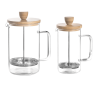 Cafetera francesa cristal, Wood, 800 cc - Lacor