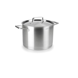 Olla alta de acero inoxidable con tapa de acero, foodie, 18 cm - Lacor