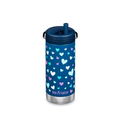 Botella térmica acero inoxidable TKWide 355 ml para niños, corazones - Klean Kanteen