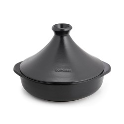 Tajine de cerámica gres 29 cm con tapa, antracita - Topgres