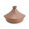 Tajine de cerámica gres 25 cm con tapa, canela - Topgres