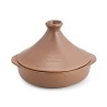 Tajine de cerámica gres 29 cm con tapa, canela - Topgres