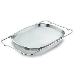 Escurridor de fregadero extensible de acero inoxidable, 23,5 cm - Lacor