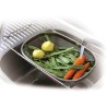 Escurridor de fregadero extensible de acero inoxidable, 23,5 cm - Lacor