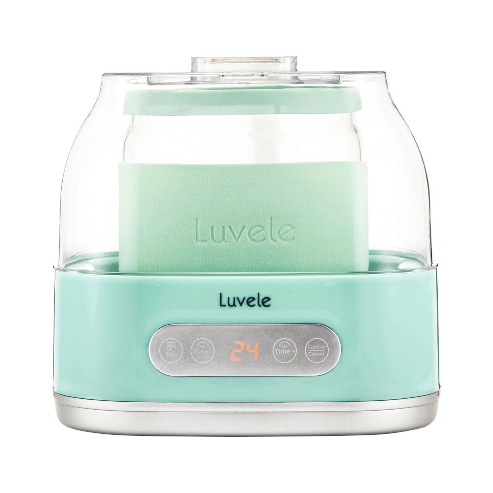 Yogurtera al baño maría con selector de tiempo y temperatura - Luvele