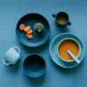 Set de 2 platos con ventosas para bebé, color azul y turquesa - Ekobo