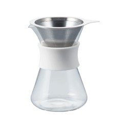 Cafetera de goteo con cuello de silicona, 400 ml - Hario